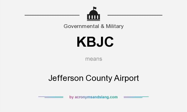 What does KBJC mean? It stands for Jefferson County Airport