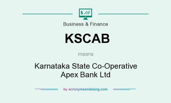 What does KSCAB mean? It stands for Karnataka State Co-Operative Apex Bank Ltd