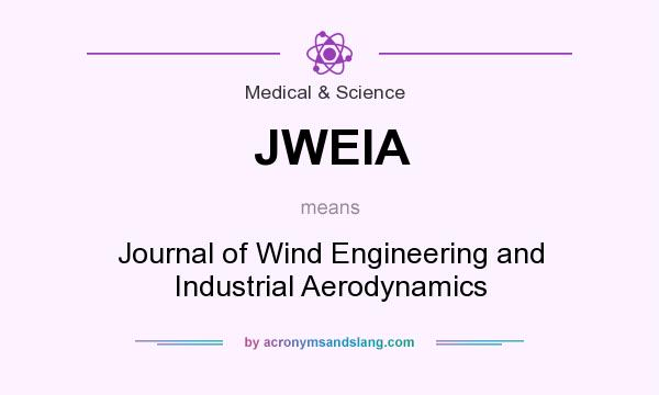 What does JWEIA mean? It stands for Journal of Wind Engineering and Industrial Aerodynamics