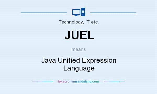 What does JUEL mean? It stands for Java Unified Expression Language