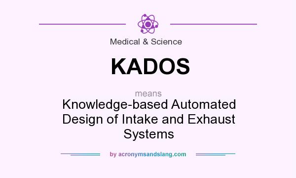 What does KADOS mean? It stands for Knowledge-based Automated Design of Intake and Exhaust Systems