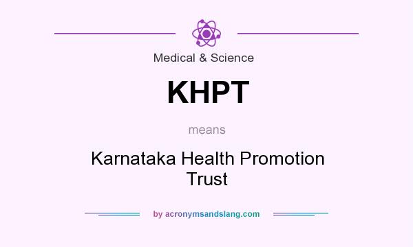 Khpt Karnataka Health Promotion Trust In Medical And Science By
