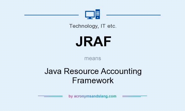 What does JRAF mean? It stands for Java Resource Accounting Framework