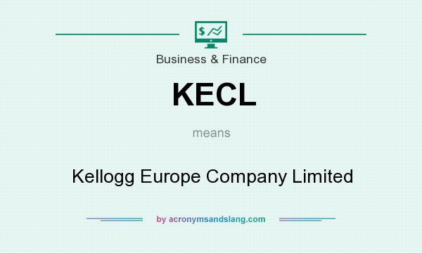 What does KECL mean? It stands for Kellogg Europe Company Limited