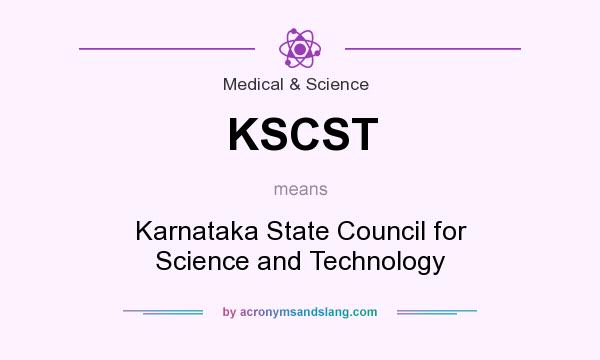 What does KSCST mean? It stands for Karnataka State Council for Science and Technology