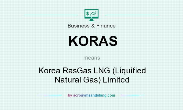 What does KORAS mean? It stands for Korea RasGas LNG (Liquified Natural Gas) Limited