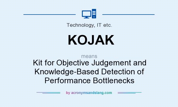 What does KOJAK mean? It stands for Kit for Objective Judgement and Knowledge-Based Detection of Performance Bottlenecks