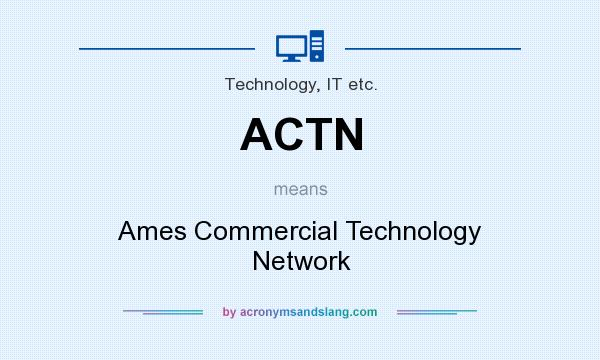 What does ACTN mean? It stands for Ames Commercial Technology Network