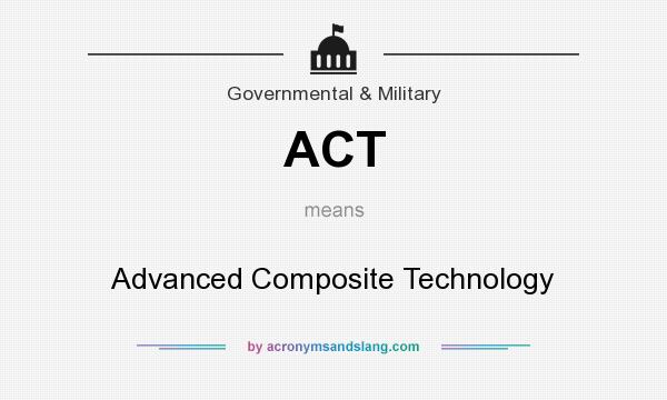What does ACT mean? It stands for Advanced Composite Technology