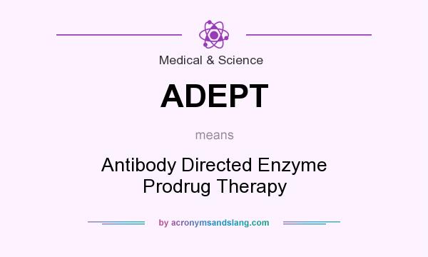 What does ADEPT mean? It stands for Antibody Directed Enzyme Prodrug Therapy