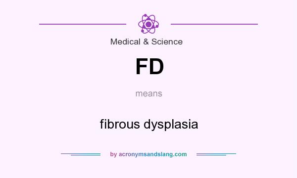 What does FD mean? It stands for fibrous dysplasia