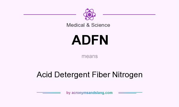What does ADFN mean? It stands for Acid Detergent Fiber Nitrogen
