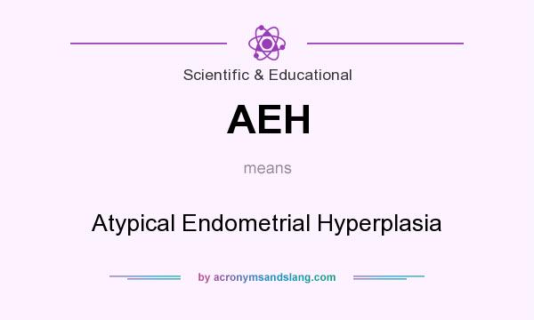 What does AEH mean? It stands for Atypical Endometrial Hyperplasia