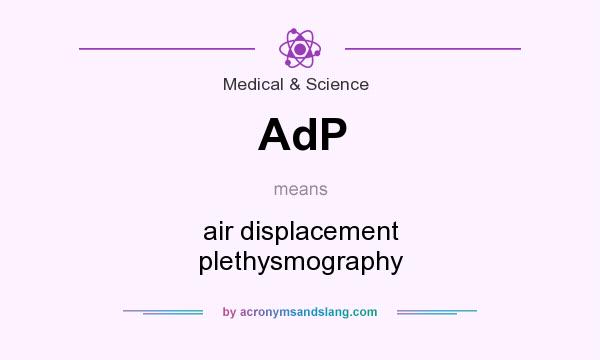 What does AdP mean? It stands for air displacement plethysmography