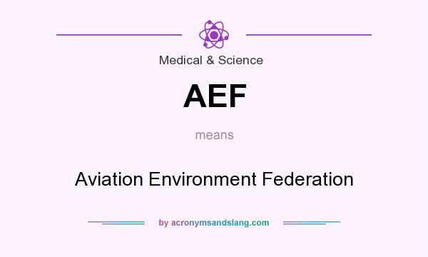 What does AEF mean? It stands for Aviation Environment Federation
