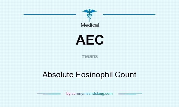 What does AEC mean? It stands for Absolute Eosinophil Count
