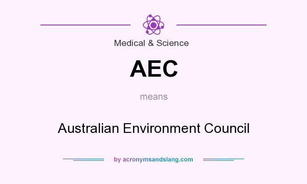What does AEC mean? It stands for Australian Environment Council