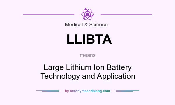 What does LLIBTA mean? It stands for Large Lithium Ion Battery Technology and Application