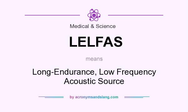What does LELFAS mean? It stands for Long-Endurance, Low Frequency Acoustic Source