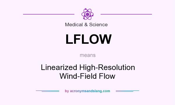 What does LFLOW mean? It stands for Linearized High-Resolution Wind-Field Flow