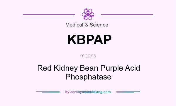 What does KBPAP mean? It stands for Red Kidney Bean Purple Acid Phosphatase