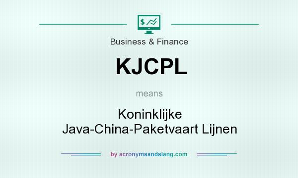 What does KJCPL mean? It stands for Koninklijke Java-China-Paketvaart Lijnen