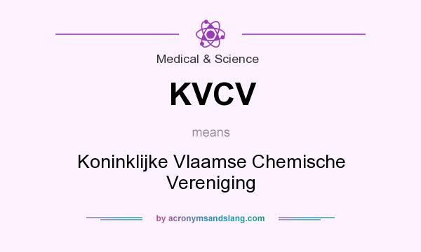 What does KVCV mean? It stands for Koninklijke Vlaamse Chemische Vereniging