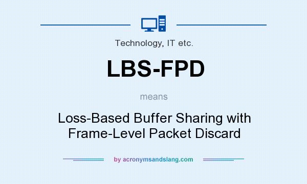 What does LBS-FPD mean? It stands for Loss-Based Buffer Sharing with Frame-Level Packet Discard