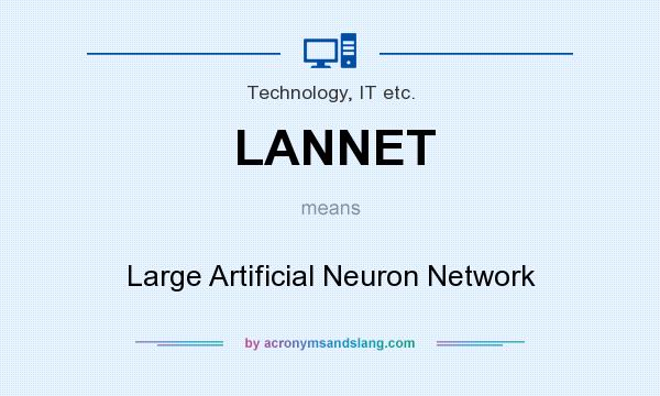 What does LANNET mean? It stands for Large Artificial Neuron Network