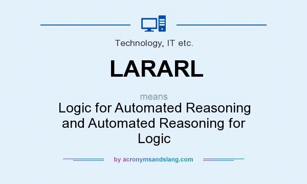 What does LARARL mean? It stands for Logic for Automated Reasoning and Automated Reasoning for Logic