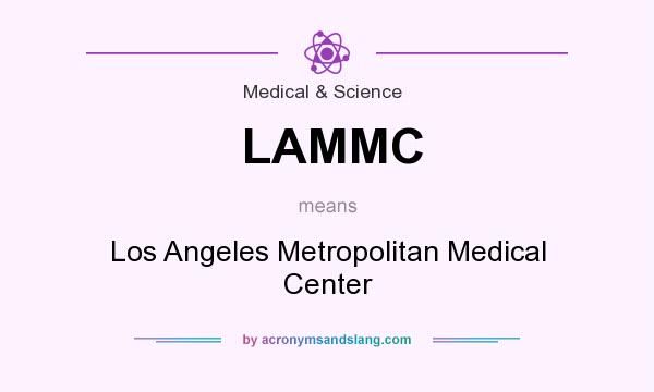 What does LAMMC mean? It stands for Los Angeles Metropolitan Medical Center
