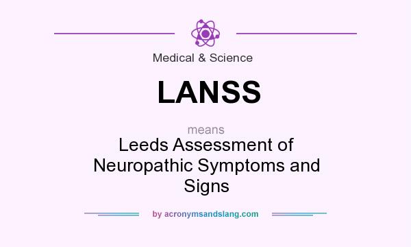 What does LANSS mean? It stands for Leeds Assessment of Neuropathic Symptoms and Signs