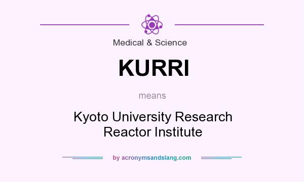 What does KURRI mean? It stands for Kyoto University Research Reactor Institute