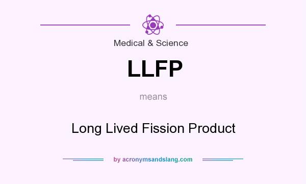 What does LLFP mean? It stands for Long Lived Fission Product
