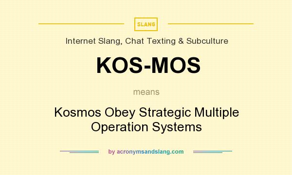 What does KOS-MOS mean? It stands for Kosmos Obey Strategic Multiple Operation Systems