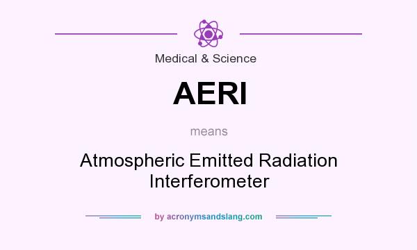 What does AERI mean? It stands for Atmospheric Emitted Radiation Interferometer