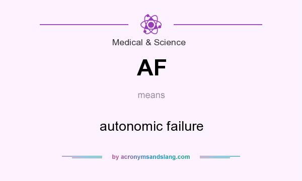 What does AF mean? It stands for autonomic failure