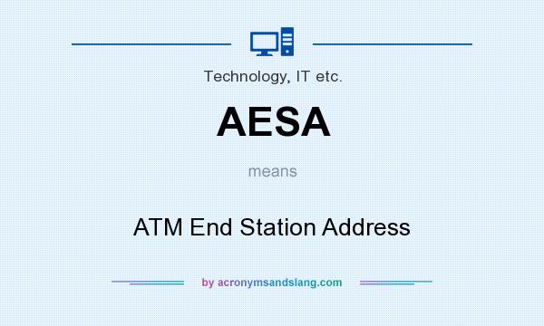 What does AESA mean? It stands for ATM End Station Address