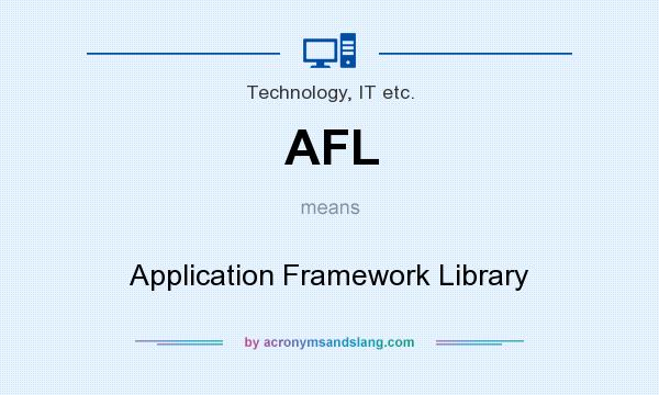 What does AFL mean? It stands for Application Framework Library