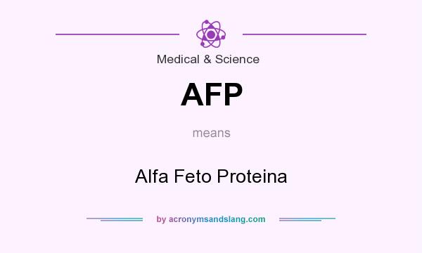 What does AFP mean? It stands for Alfa Feto Proteina