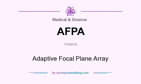 What does AFPA mean? It stands for Adaptive Focal Plane Array