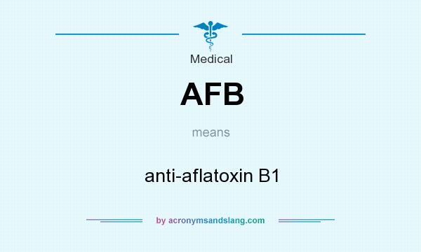 What does AFB mean? It stands for anti-aflatoxin B1