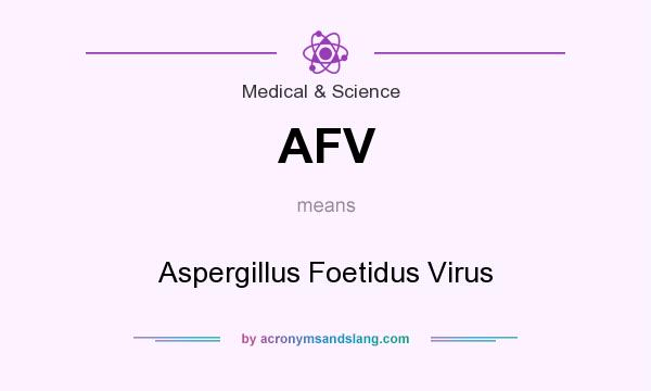 What does AFV mean? It stands for Aspergillus Foetidus Virus