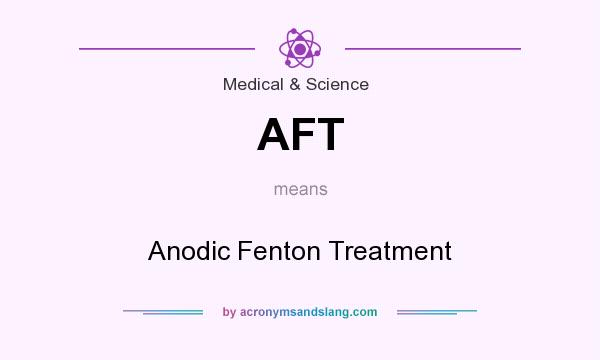What does AFT mean? It stands for Anodic Fenton Treatment