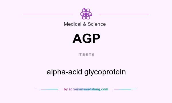 What does AGP mean? It stands for alpha-acid glycoprotein