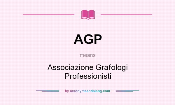 What does AGP mean? It stands for Associazione Grafologi Professionisti