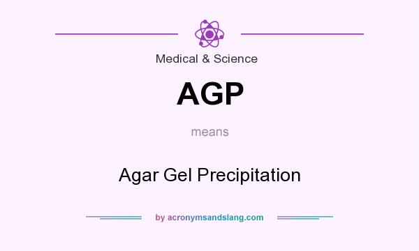 What does AGP mean? It stands for Agar Gel Precipitation