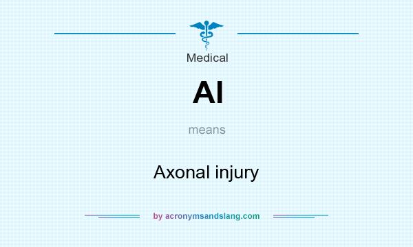 What does AI mean? It stands for Axonal injury