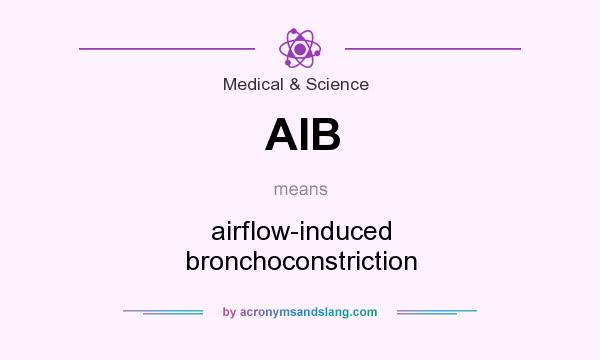 What does AIB mean? It stands for airflow-induced bronchoconstriction