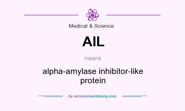 What does AIL mean? It stands for alpha-amylase inhibitor-like protein